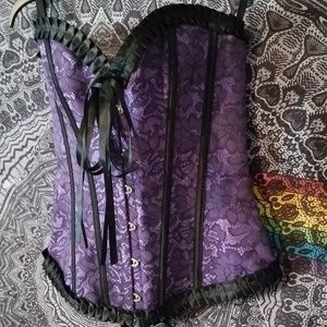 Purple corset